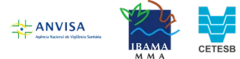Logos DIAFER, ANVISA, IBAMA, CETESB
